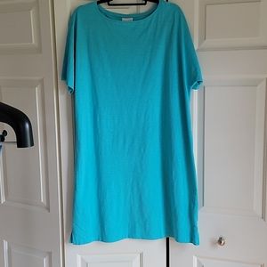 Jjill 1x Tee Shirt Dress in Marine Blue